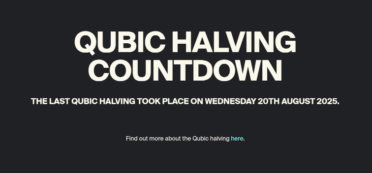 odbashWizard (@odbashwizard) on Twitter photo $QUBIC first halving boys and girls, it already happened! Emission reduced from approx ๐๐๐๐ to ๐๐๐๐. Congrats everyone, send #QUBIC to ๐๐๐๐๐๐๐๐!
โจEmission slashed by 50% = ๐๐ญ๐ซ๐๐ข๐ ๐ก๐ญ ๐ญ๐จ ๐ญ๐ก๐ ๐๐จ๐จ๐ง
โจUPoW burning ~250K worth of $QUBIC weekly $QUBIC first halving boys and girls, it already happened! Emission reduced from approx ๐๐๐๐ to ๐๐๐๐. Congrats everyone, send #QUBIC to ๐๐๐๐๐๐๐๐!
โจEmission slashed by 50% = ๐๐ญ๐ซ๐๐ข๐ ๐ก๐ญ ๐ญ๐จ ๐ญ๐ก๐ ๐๐จ๐จ๐ง
โจUPoW burning ~250K worth of $QUBIC weekly