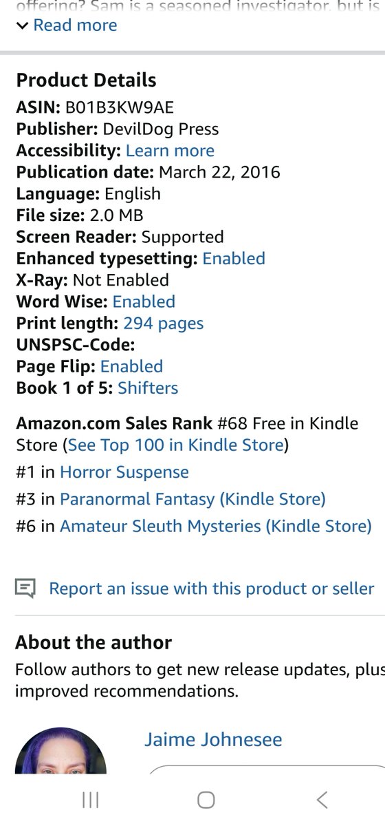 Thank you to everyone who grabbed a copy of Shifters while it was free yesterday. I appreciate you. ❤️