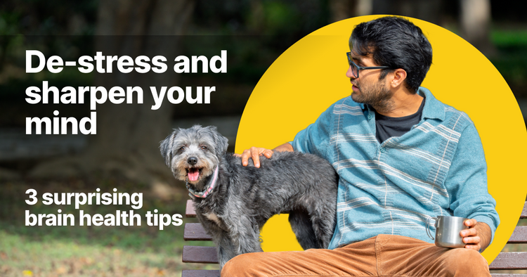 3 Surprising Ways to De-Stress for Better Brain Health 🧠

1️⃣ Play your fave music—lifts mood &amp; builds neural links
2️⃣ Move—walk/stretch to boost blood flow &amp; focus
3️⃣ Get into nature—reduces stress &amp; sharpens thinking

📌 bit.ly/brainhealthact… #BrainHealthAction