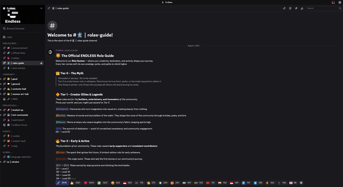 rewind (@rewindincrypto) on Twitter photo Earning Early Roles in Endless ($110M)
<a href="/EndlessProtocol/">Endless𒀭</a> - a platform for building Web3 protocols and migrating Web2 applications into a decentralized environment
Raised $110M led by Foresight Ventures, with other investors yet to be announced
How to get roles?
➛ Go to: Earning Early Roles in Endless ($110M)
<a href="/EndlessProtocol/">Endless𒀭</a> - a platform for building Web3 protocols and migrating Web2 applications into a decentralized environment
Raised $110M led by Foresight Ventures, with other investors yet to be announced
How to get roles?
➛ Go to: