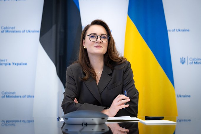 Kabmin_UA_e's tweet photo. Yulia Svyrydenko holds talks with Estonian Prime Minister Kristen Michal

The key topic of the discussions was Ukraine’s European integration.
The parties also separately addressed issues of defence cooperation.

https://t.co/8G5VwSt2kV
#Cooperation #Support #EuroIntegration https://t.co/uHYWDfXHzU