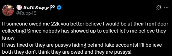GRPofthelibrary's tweet photo. If a Cokehead owed you 20k but you don't show up at their doorstep, did they ever even owe you money in the first place?  How do we think showing up at YOUR door would go with cokehead Tommy who is known for rational thinking. #LizardBrain #DavidIcke #ReadMoreBooks #AskQuestions https://t.co/kiU3OnBMug