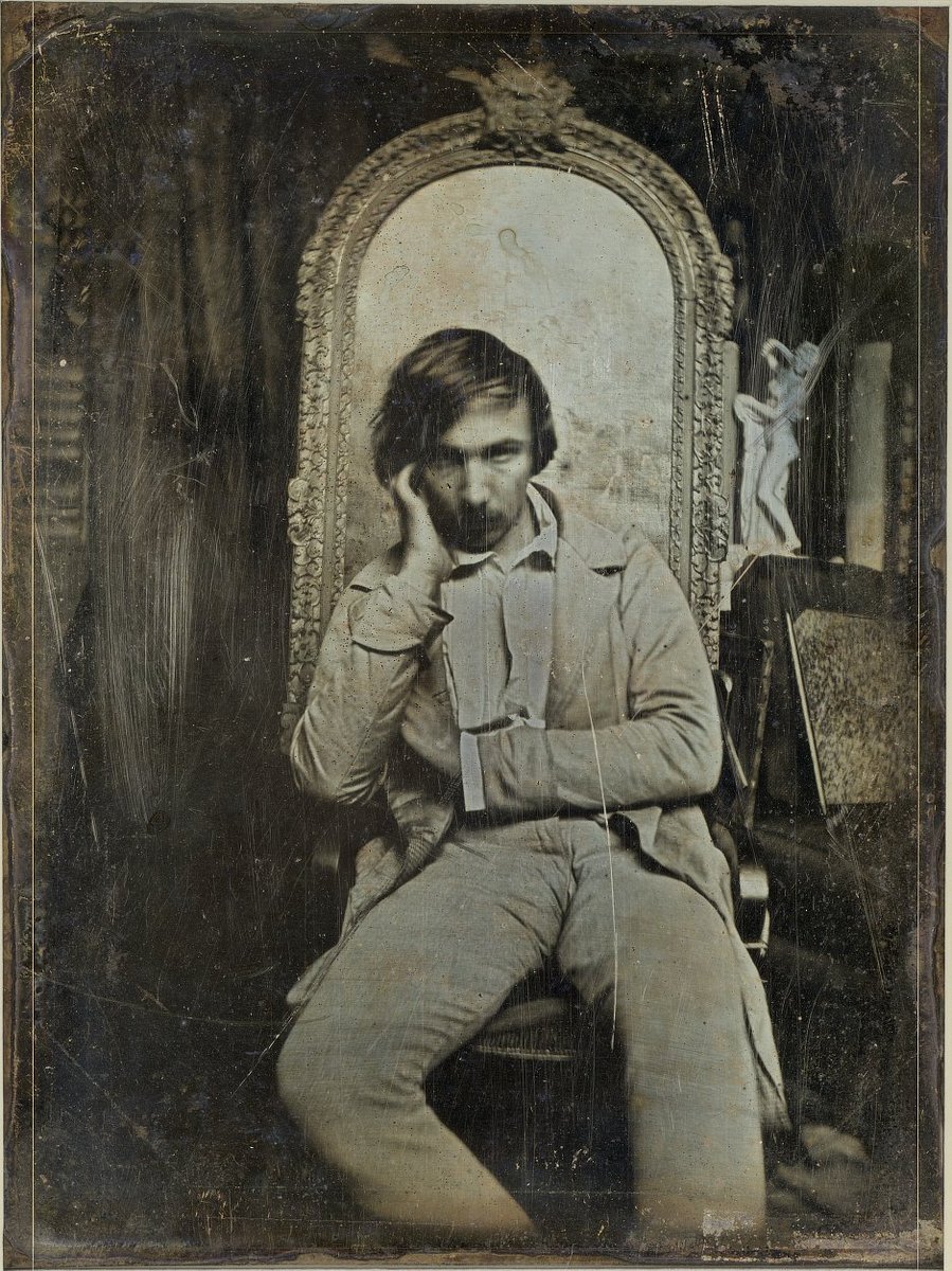 Charles Baudelaire, 29 ans, daguerréotype, 1850.