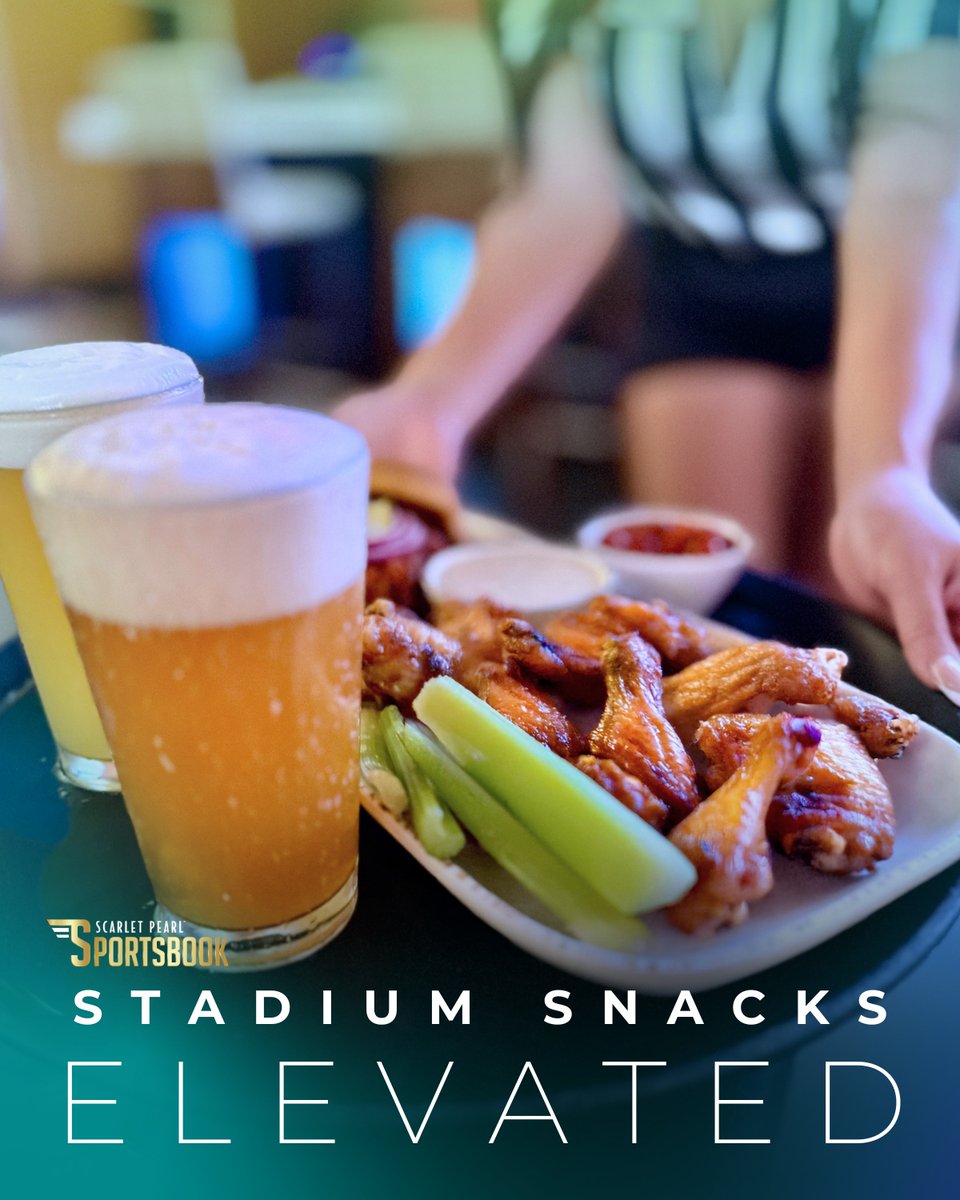 ScarletPearl_MS's tweet image. Skip the bleacher food. Our fan favs are fully loaded with flavor and game-day ready.
Gourmet taste without missing a single down. #NextLevelSnacks #ScarletPearlBites #NotYourAverageDog scarletpearlcasino.com/play/sportsboo…