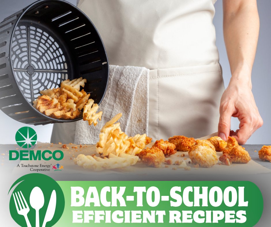 Short on time but still need to cook dinner? Air fryers use less power, cook food faster and emit less heat, making them a smart choice for quick and cost-effective weeknight meals. Try a recipe that takes 30 minutes or less: allrecipes.com/gallery/air-fr… via @AllRecipes