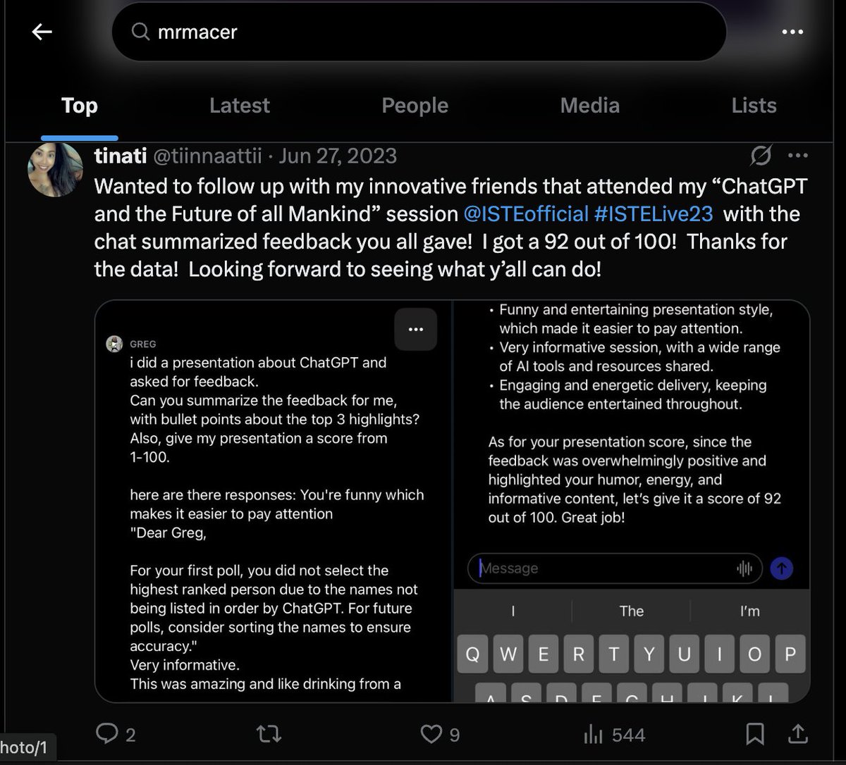 Greg Macer tweet media