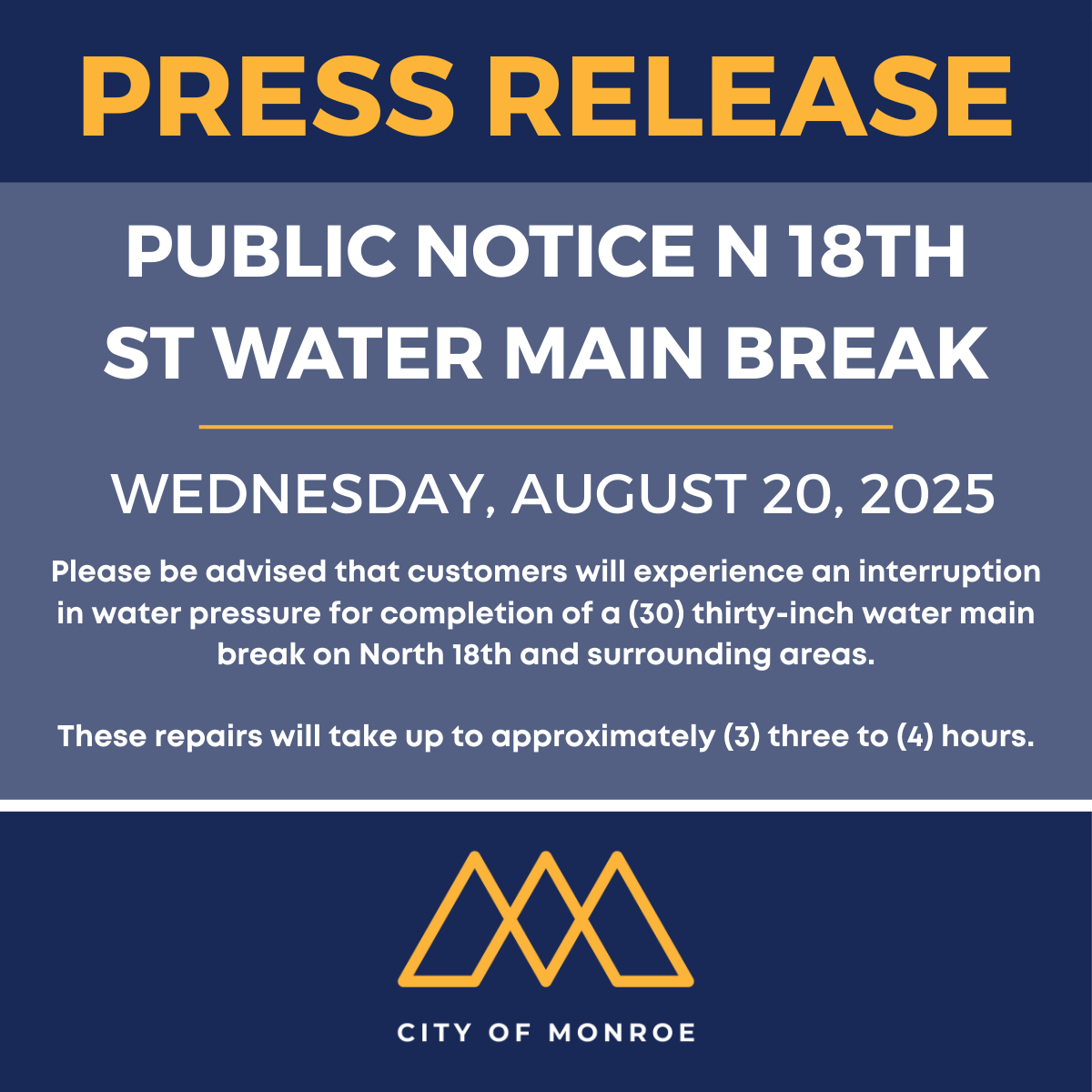 City of Monroe, LA tweet media