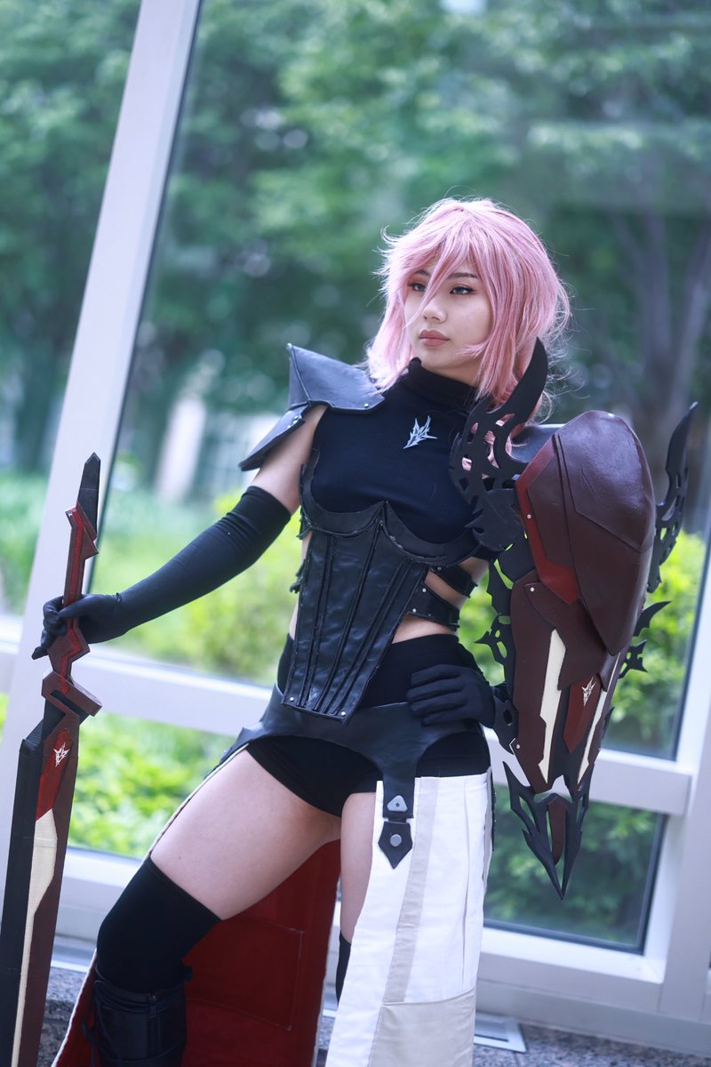 elainedmin's tweet image. My lightning FFXIII cosplay! #FinalFantasy