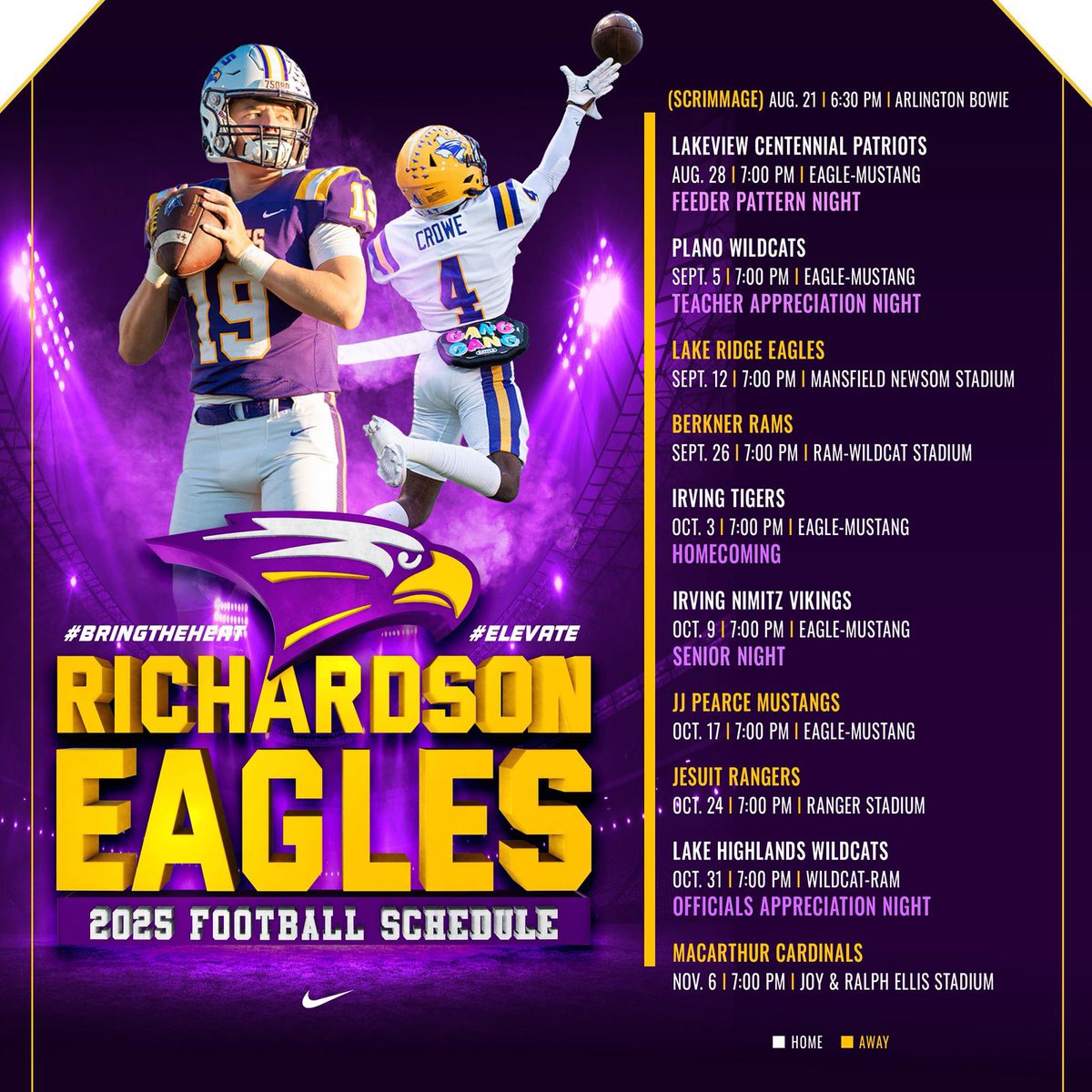 It’s time to go get it🏆

#EaglesElevate #BringTheHEAT