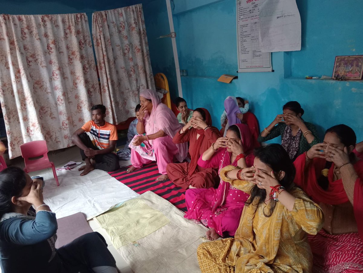 AAMKhalet's tweet photo. “YOGA=Breath In Peace,Breath out Stress”.
Yoga Session Conducted Aganwari Ramchowk Under AAM KHALET Block Gopalpur.
#meditation 
#yoga
#namasty
#yogamood
#yogaeveryday 
@GopalpurBm60622 https://t.co/knf8zRe9hh