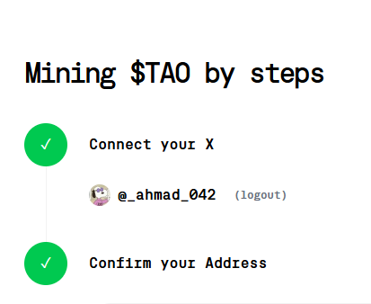 _ahmad_042's tweet photo. FARM $TAO
FOR FREE
YES FOR FREE
CONNECT X AND ERC-20 WALLET
THAT'S IT
GOOD LUCK https://t.co/OeqbLRzblB