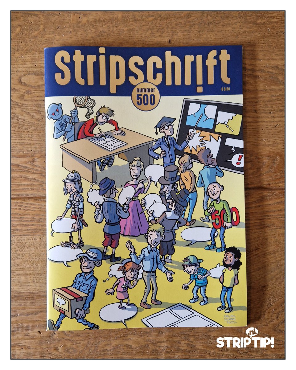 #recensie | Het 500e nummer van stripinformatieblad Stripschrift is verschenen! Tijd voor ons om dit tijdschrift onder de loep te nemen.

striptip.nl/nieuws/stripsc…

#stripschrift  #review #boeken #lezen #boekpromotie #leesplezier #lezenisleuk #graphicnovel #striptip #strips #art