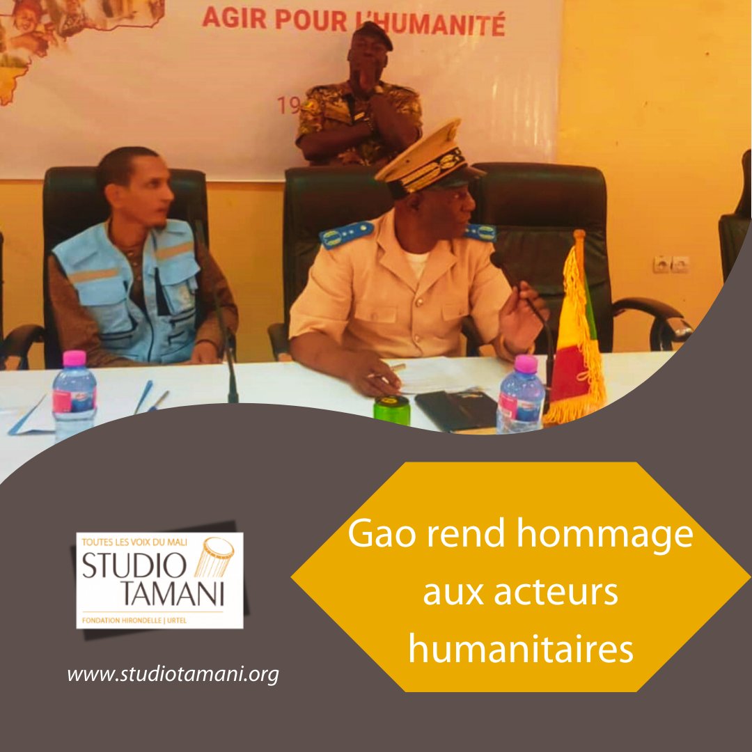 StudioTamani's tweet photo. 📖 La Journée mondiale de l’#Aide_humanitaire a été célébrée ce 19 août 2025 au gouvernorat de Gao. Un hommage a été rendu aux acteurs humanitaires qui œuvrent dans un contexte d’#insécurité et de #crises multiples.
+𝒅𝒆𝒔 𝒑𝒓𝒆́𝒄𝒊𝒔𝒊𝒐𝒏𝒔 𝒔𝒖𝒓 👉 https://t.co/iCyg2uAmIK https://t.co/cUZlRSfh95