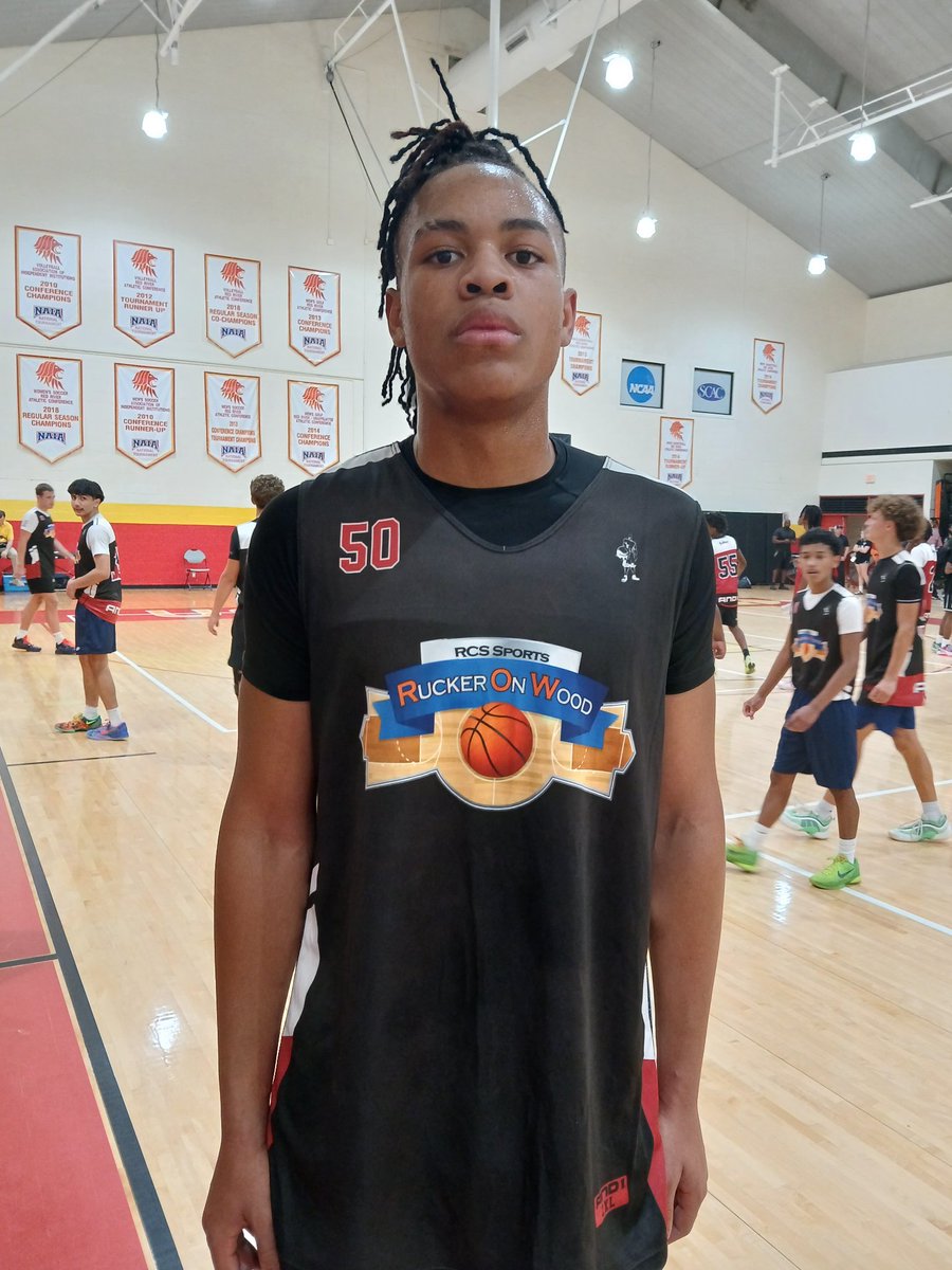 Jim Hicks <a href="/RcsSports/">Jim Hicks</a> 🏀 Annual Rucker on Wood (Class of 2029) invited by <a href="/djones8301/">Doug Jones</a> 
PLAYERS TO KNOW included
6'6 Karmelo Rugley (Houston, TX)