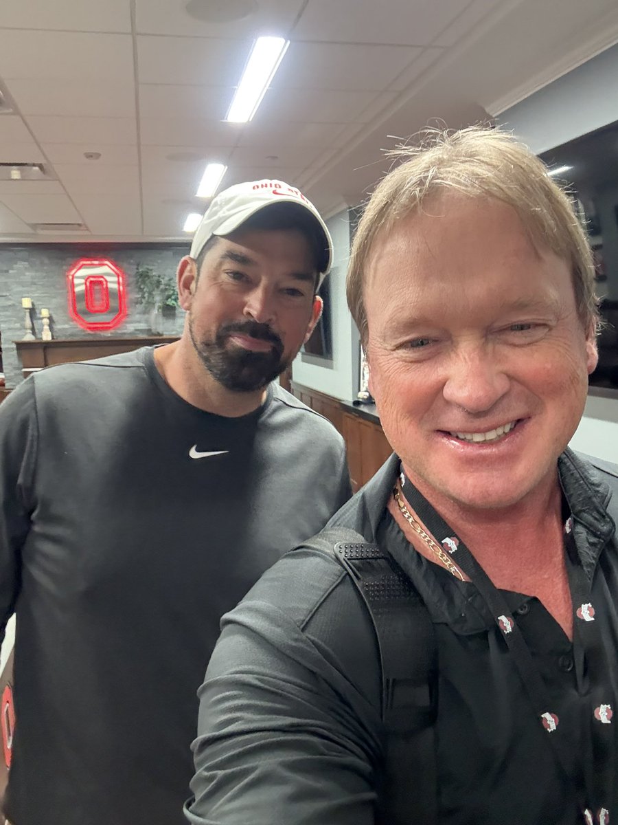 Great getting to see the process with <a href="/OhioStateFB/">Ohio State Football</a> and Coach Day!