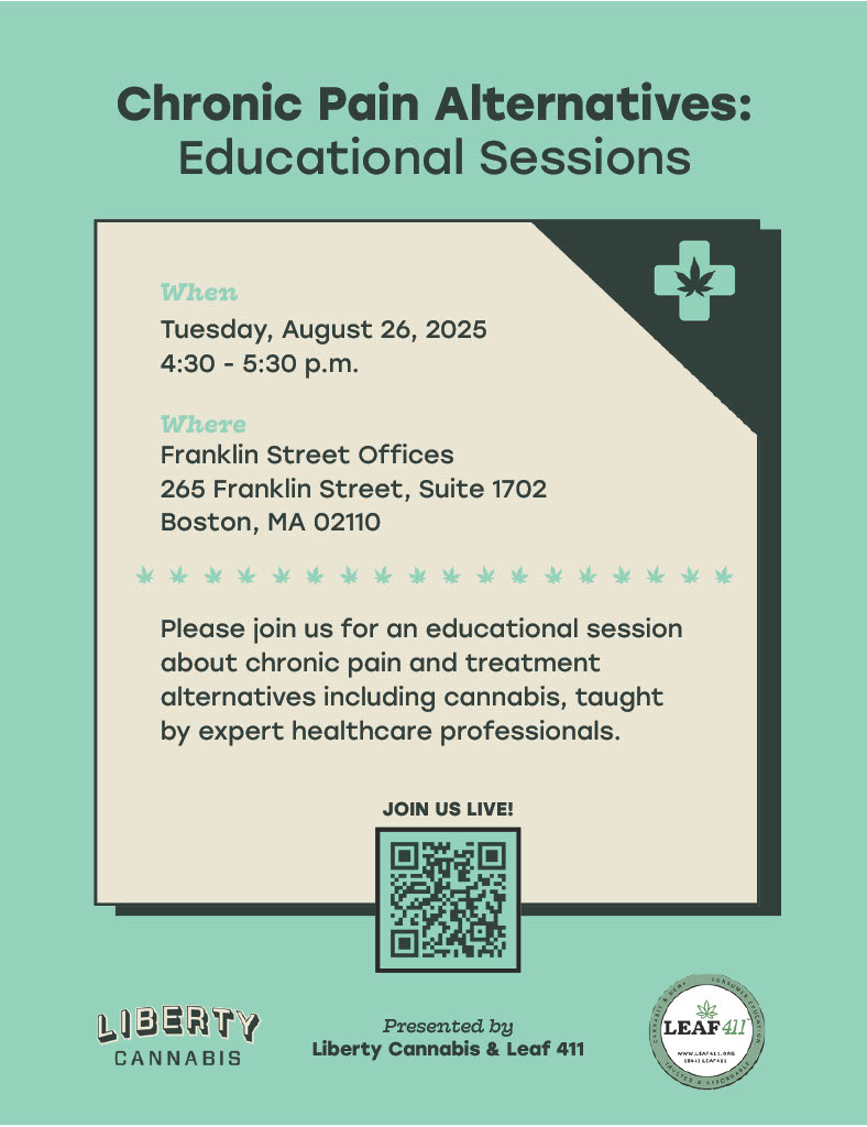 Leaf411org's tweet image. Experience an educational event with LIBERTY CANNABIS mailchi.mp/leaf411/halfwa…