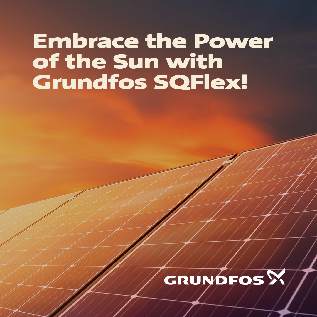 ☀️ Power Your Water Supply with the Sun and Wind! The Grundfos SQFlex, is a groundbreaking submersible pump that harnesses the power of renewable energy. 
#RenewableEnergy #EfficientInnovation #GroundWater