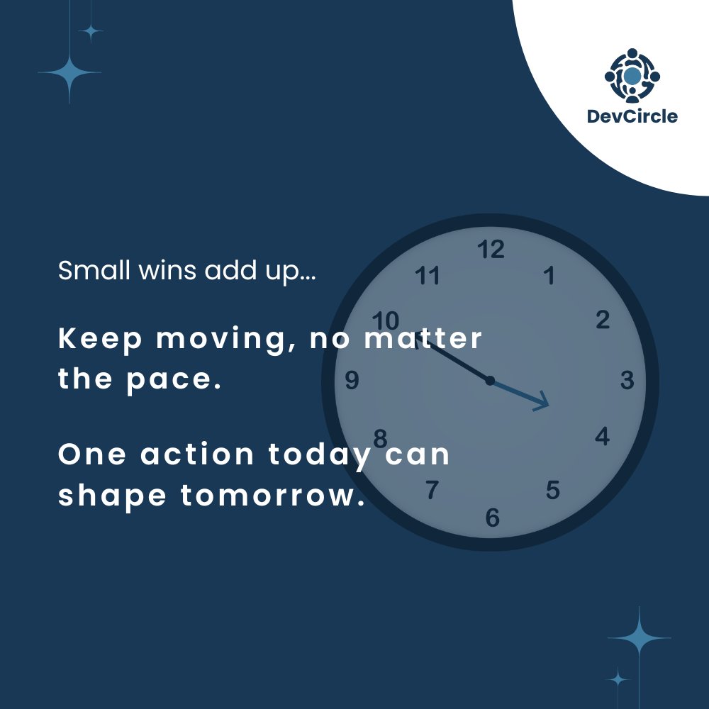 devcircleuk's tweet image. Every step forward is a victory. Keep going!

Your future is counting on today’s choices. What’s yours?

#DevCircleUK #BuildInfluence #TechForGood #DevCircleAmbassadors #SocialImpact #InclusionMatters #DigitalEmpowerment #motivationalWednesday #empowerTech
