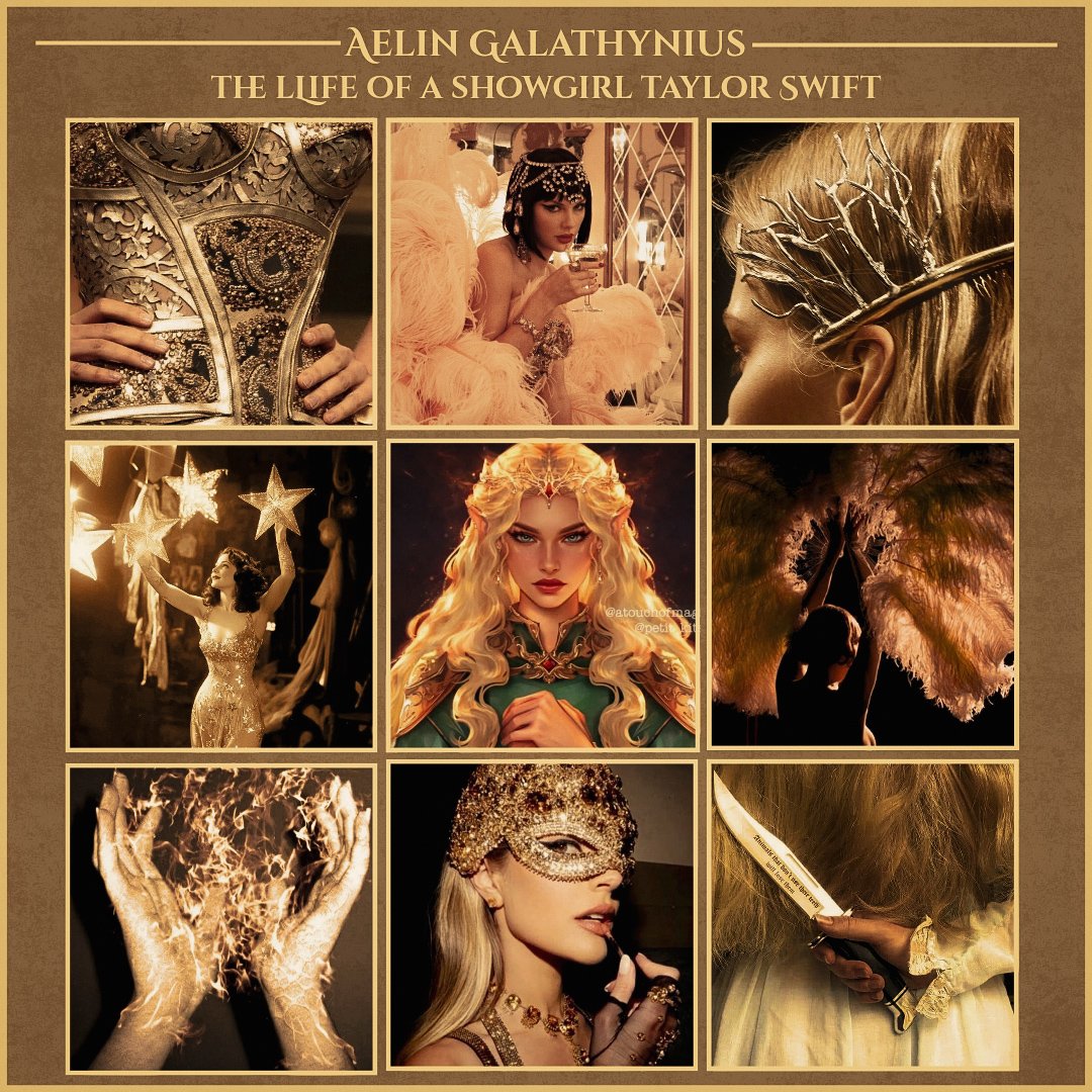 𝜗ৎ aelin galathynius as the life of a showgirl