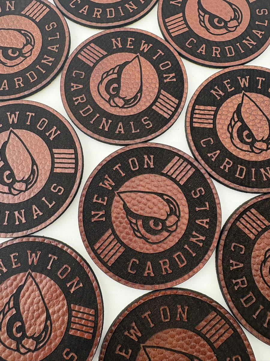 The <a href="/NewtonCardsFB/">Newton Football</a> fans and coaches will be ready to go this football season! Thanks Coach <a href="/AndySwedenhjelm/">Andy Swedenhjelm</a> for repurposing your footballs and doing a team store with us!