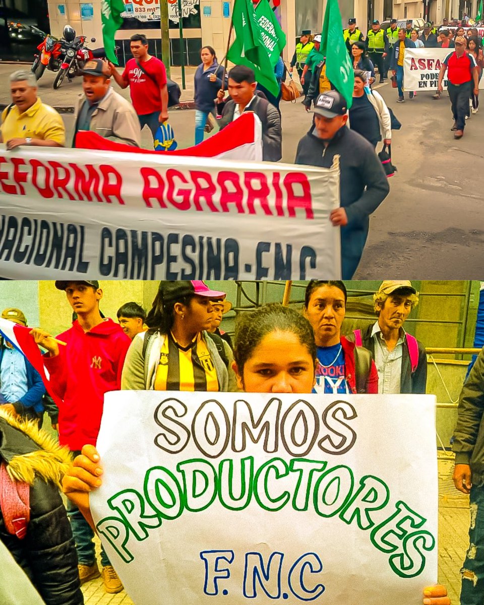 👉 Exigimos el cumplimiento de compromisos de infraestructura en asentamientos. 

Ante reiteradas promesas incumplidas, representantes de comunidades de la FNC en San Pedro, Caaguazu, Canindeyu y Guaira nos manifestamos este viernes 19 de agosto frente al MOPC en Asuncion.