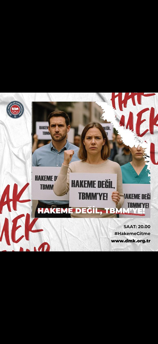 Hakeme değil, TBMM'Yİ
#HakemeGitme