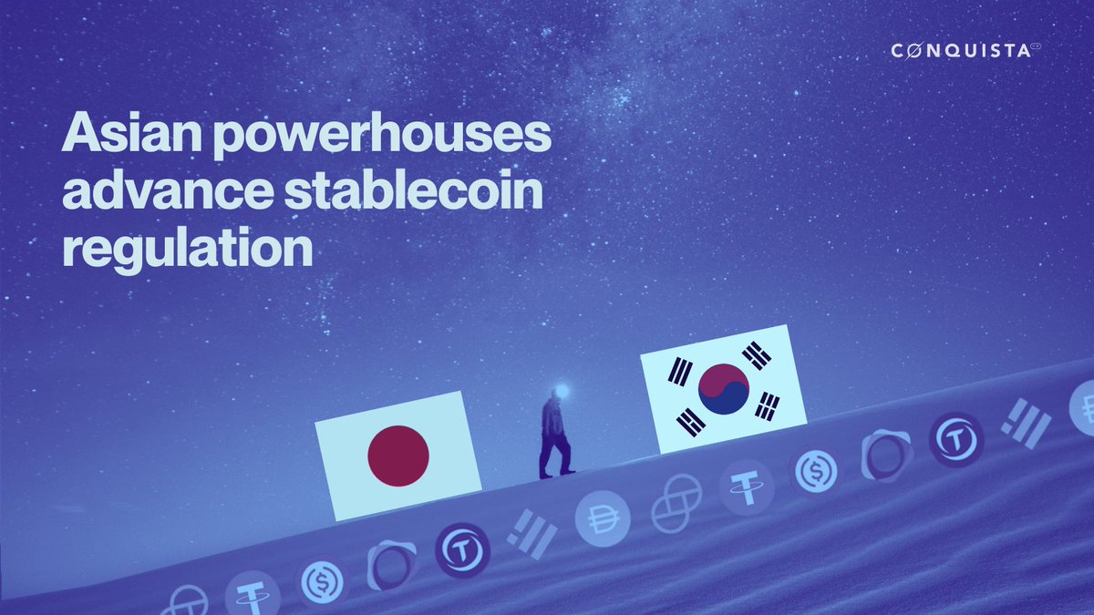 Conquista PR (@weconquistapr) on Twitter photo Japan and South Korea aren’t waiting for global consensus. While others debate, they’re setting the pace on stablecoin regulation. <a href="/CryptoSlate/">CryptoSlate</a>
Japan’s tightening audits and asset segregation for issuers, while South Korea’s prepping a bill to bring won-backed stablecoins under Japan and South Korea aren’t waiting for global consensus. While others debate, they’re setting the pace on stablecoin regulation. <a href="/CryptoSlate/">CryptoSlate</a>
Japan’s tightening audits and asset segregation for issuers, while South Korea’s prepping a bill to bring won-backed stablecoins under