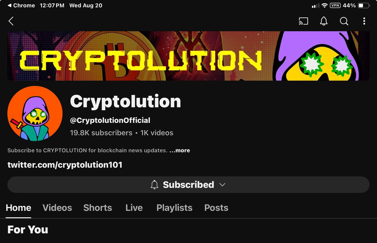 MichaelMoossy's tweet photo. @cryptolution101 So close,  it’s just a matter of making sure your decorations are perfect.  Subscribed and congratulations https://t.co/VCzi7QzqI7