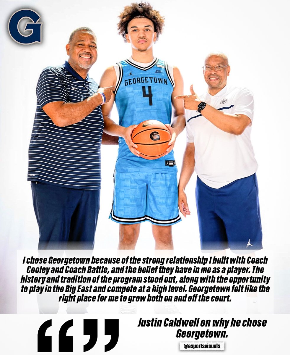 Elite Sports Visuals (@esportsvisuals) on Twitter photo Why Justin Caldwell (<a href="/JustinC2026/">Justin Caldwell</a>) chose Georgetown (<a href="/GeorgetownHoops/">Georgetown Hoops</a>).
#YouAreElite #EliteSportsVisuals Why Justin Caldwell (<a href="/JustinC2026/">Justin Caldwell</a>) chose Georgetown (<a href="/GeorgetownHoops/">Georgetown Hoops</a>).
#YouAreElite #EliteSportsVisuals