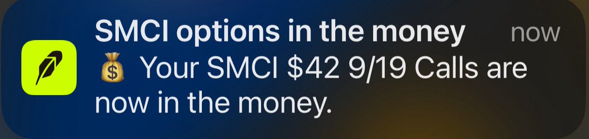 ProphetTrade's tweet image. $SMCI $42 Calls ITM 🧃