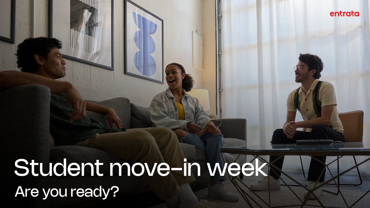 Move-in week = crunch time for student housing teams.
We’re here for you. With Entrata, residents can:
📲 Submit insurance info
🔐 Access their smart key
💡 Connect utilities
💸 Pay deposits &amp; rent
📝 Complete inspections

One app. Fewer headaches.
🔗 entrata.com/blog/how-to-en…
