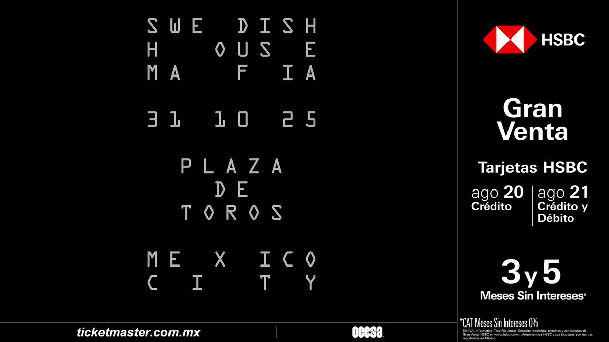 BOLETOS MÉXICO (@boletos_) on Twitter photo Vendo 2 boletos para Swedish House Mafia sección Ruedo. Se transfieren en persona, no pido anticipo, pago a contra entrega. Más info DM o follow y yo les mando mensaje #boletos #tickets #CDMX #swedishhousemafia #SHM <a href="/mx_tickets/">Tickets MX</a> Vendo 2 boletos para Swedish House Mafia sección Ruedo. Se transfieren en persona, no pido anticipo, pago a contra entrega. Más info DM o follow y yo les mando mensaje #boletos #tickets #CDMX #swedishhousemafia #SHM <a href="/mx_tickets/">Tickets MX</a>