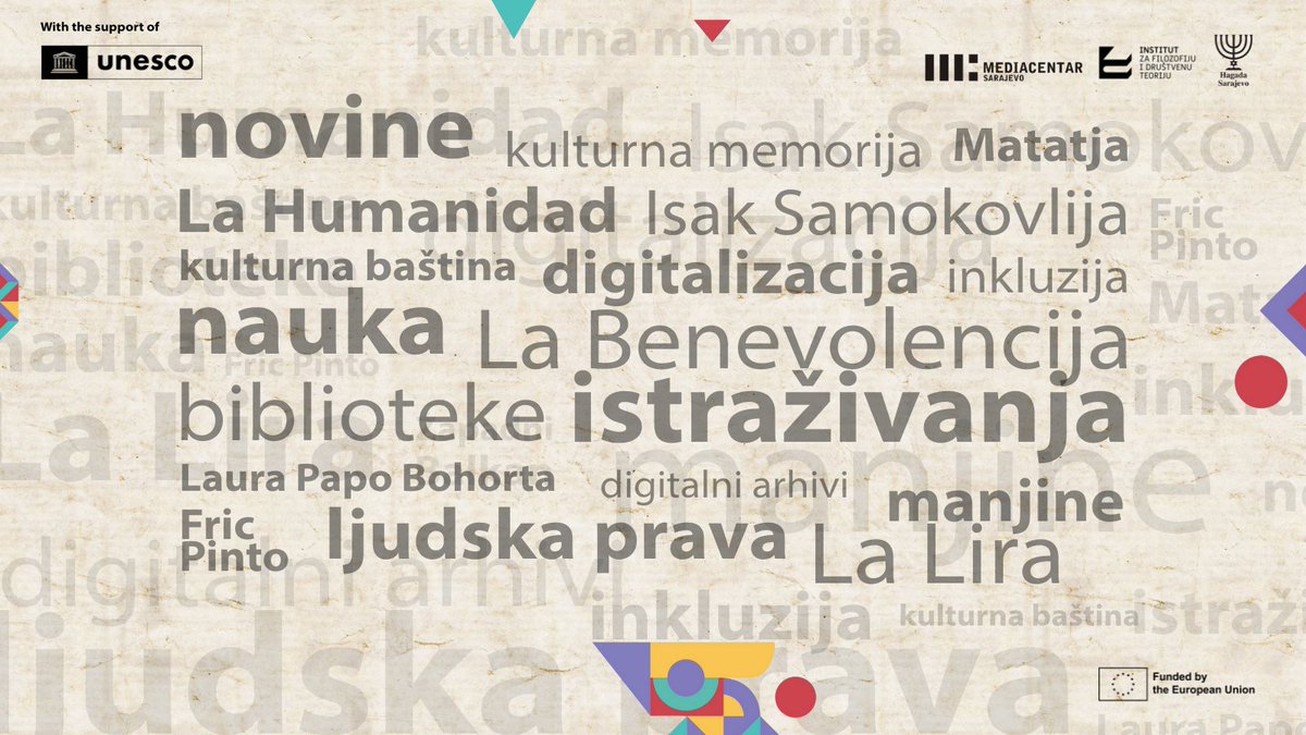 Digitalizacija kulturne memorije posebno je značajna za očuvanje identiteta manjinskih zajednica. Digitalni arhiv štampe INFOBIRO odnedavno uvrstio je i sarajevski časopis “Jevrejski glas” u svoju ponudu 📰 infobiro.ba/archives/1

#CC4WBs #CCI #culture #EU

<a href="/cc4wbs/">Culture and Creativity for the Western Balkans</a> <a href="/eubih/">EU in Bosnia and Herzegovina</a>