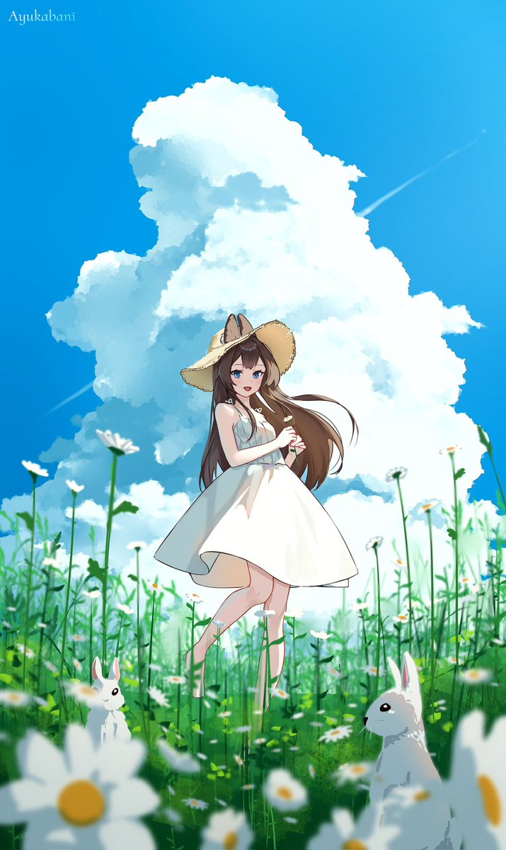 🌱 Bunnies and flowers 🐇🌼
#oc #illustration #animeartist