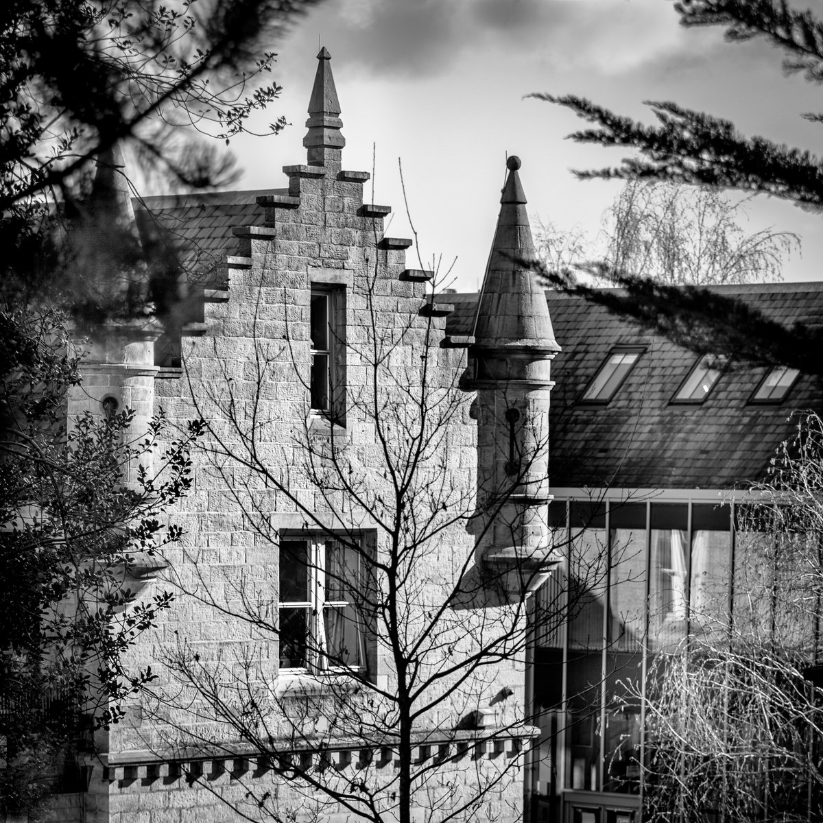 A perspective on Abbeyfield  #ilkley #blackandwhitephotography #architecture. #yorkshire