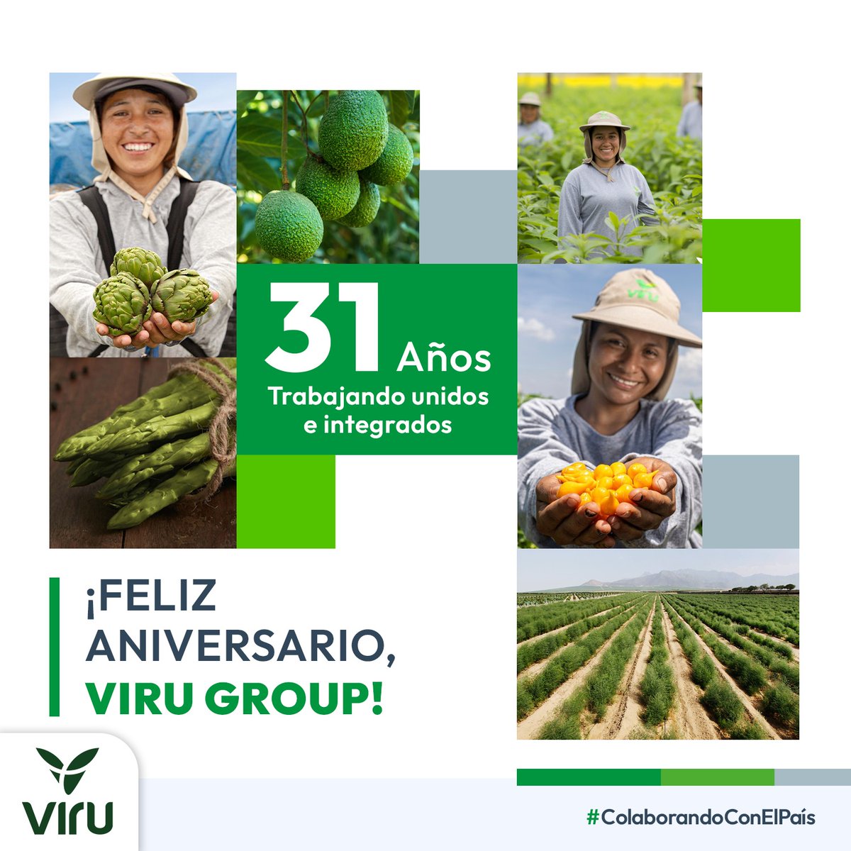 ADASPeru's tweet photo. ¡Feliz 31 aniversario, Virú Group! 🎉
Celebramos su compromiso con la excelencia, la innovación y la sostenibilidad, que impulsan empleo digno, desarrollo comunitario y productos peruanos de calidad para el mundo
#TrabajoDecente #ODS8 #Innovación #ODS9 #ADAS #DesarrolloSostenible https://t.co/1EZqIdKbdD