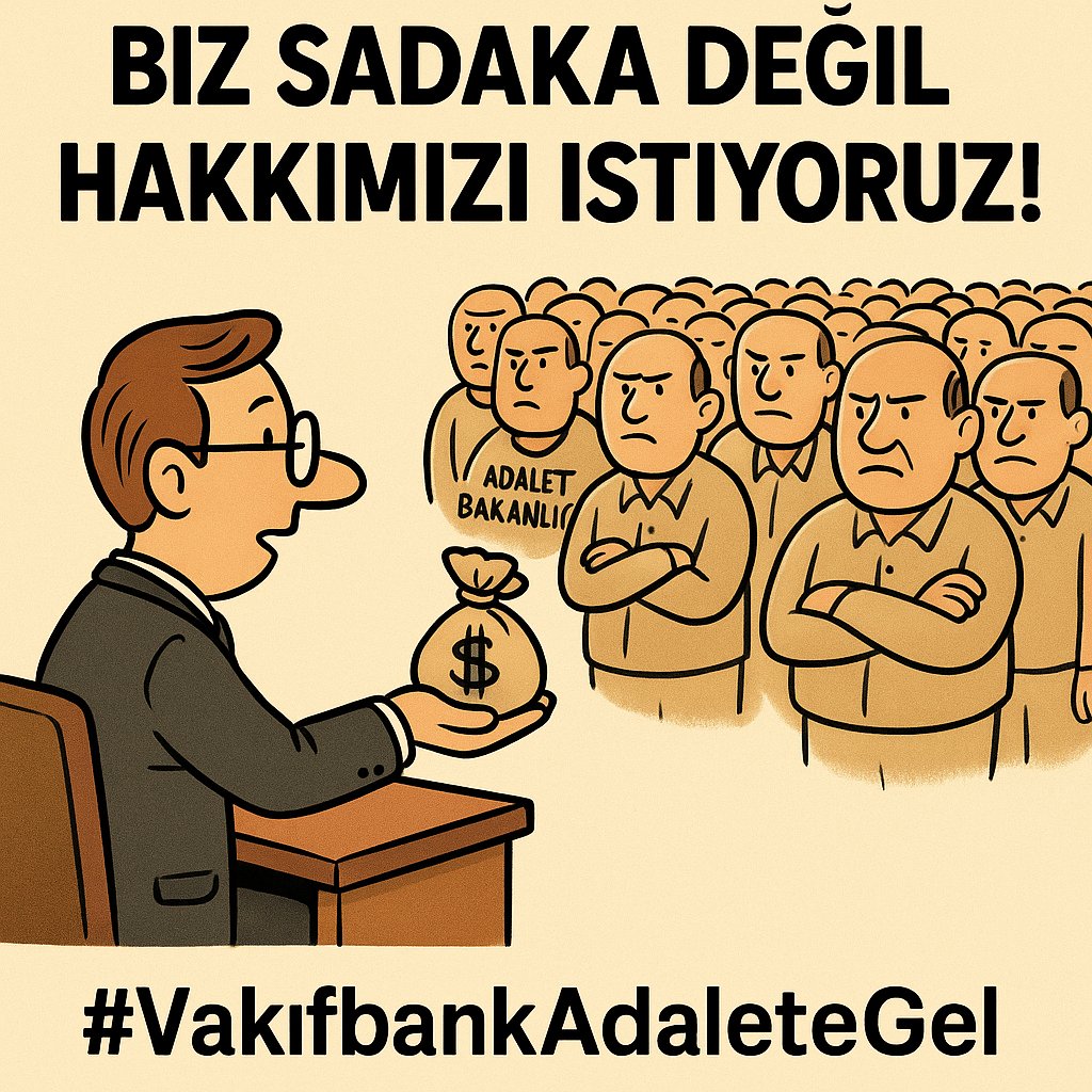 graywolf744018's tweet photo. #AdaletVakıfbanktanGüçlüdür
Adalet personeli olarak 90 bini kabul etmiyoruz 
300 bin promosyon hem hakkımız hem beklentimizdir. https://t.co/0J6VfPGNwN