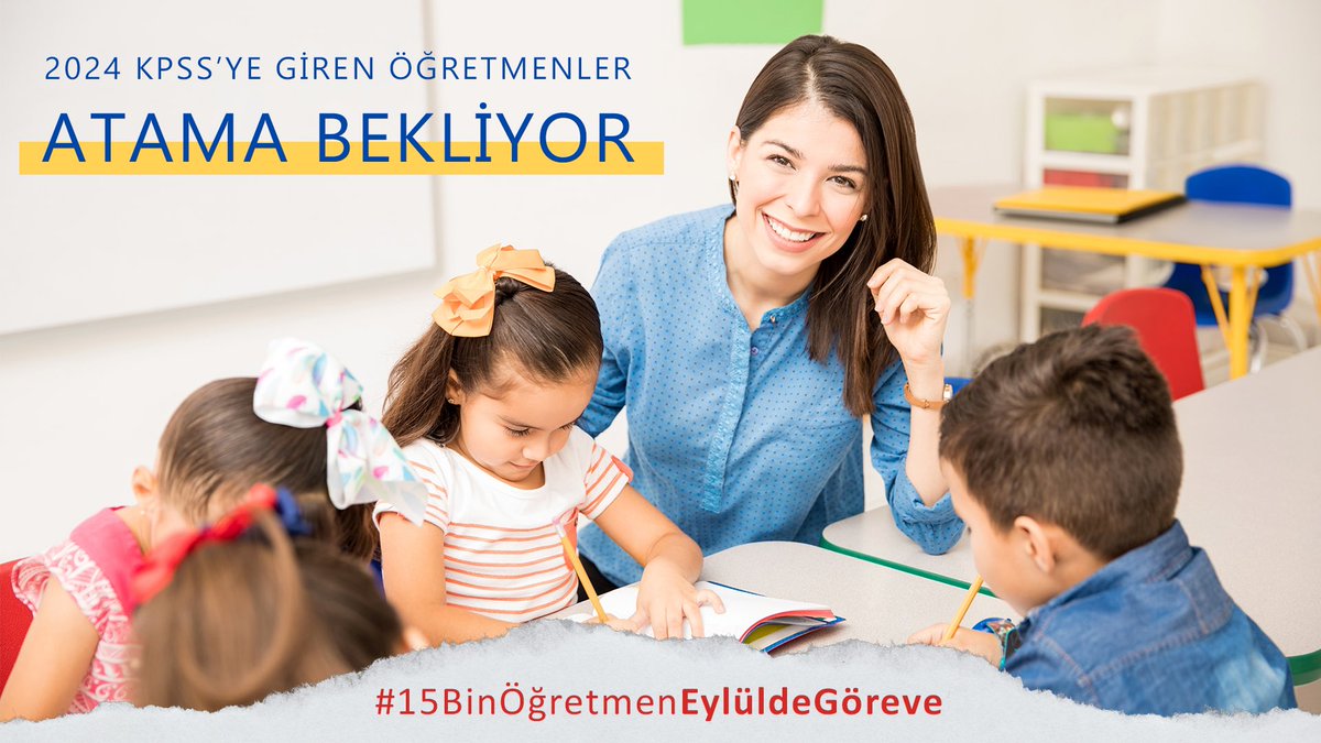 Okulsuz öğretmen olmaz. Çocukların yüzünü güldürmek için #15binÖğretmenEylüldeGöreve