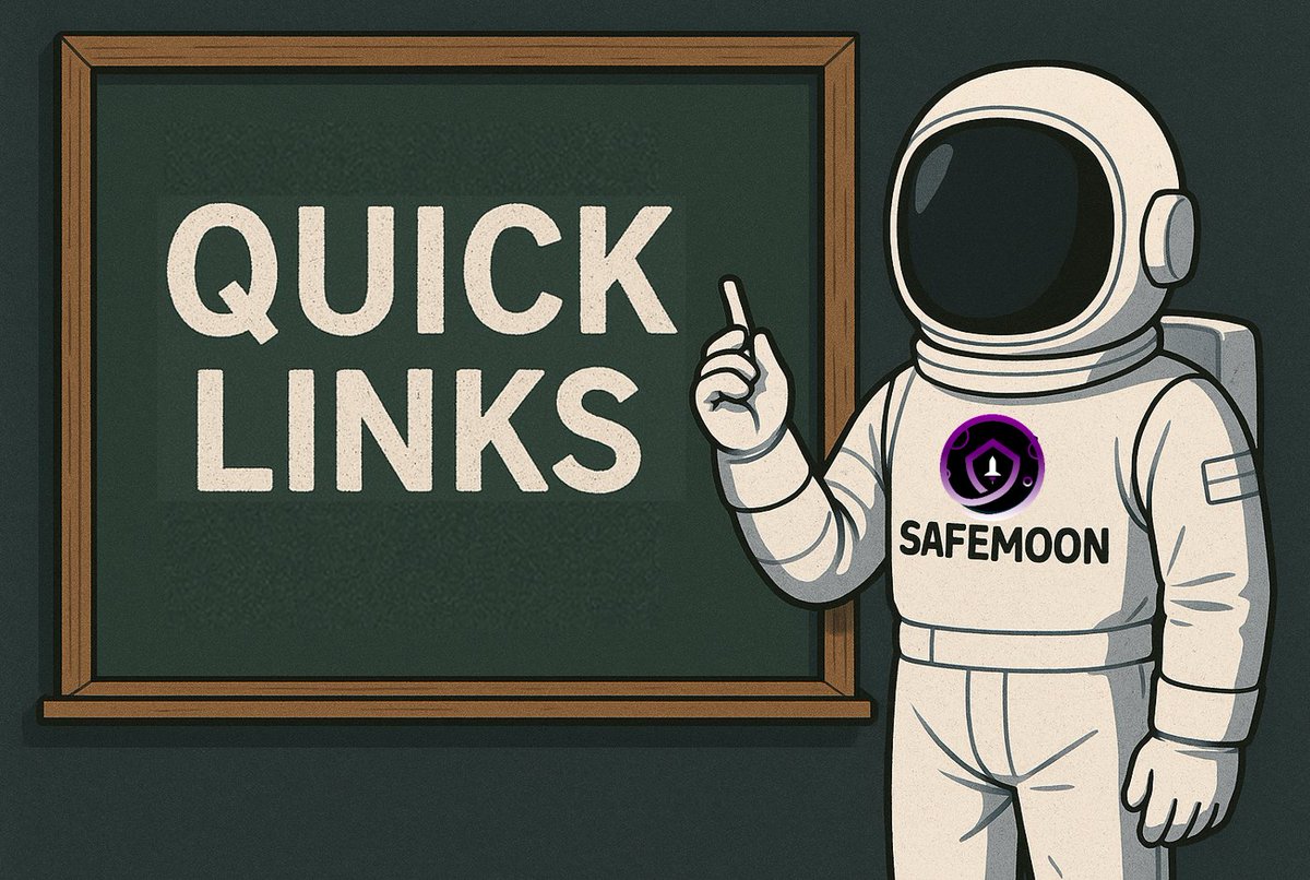 SafeMoon (@safemoon) on Twitter photo SafeMoon Quick Links
Website: safemoon.meme
X: <a href="/safemoon/">SafeMoon</a>
Community Telegram: t.me/SafeMoonArmy
Council Telegram: t.me/safemoonsteeriβ¦
Self-Custody (w/DAO Access): <a href="/phantom/">Phantom</a> <a href="/TrustWallet/">Trust Wallet</a> <a href="/solflare/">Solflare - The Solana Wallet</a> <a href="/jup_mobile/">Jupiter Mobile (v2 arc)</a> <a href="/iSafePal/">SafePal - Crypto Wallet</a>
CEXs: <a href="/MEXC_Official/">MEXC</a> <a href="/Gate/">Gate</a> SafeMoon Quick Links
Website: safemoon.meme
X: <a href="/safemoon/">SafeMoon</a>
Community Telegram: t.me/SafeMoonArmy
Council Telegram: t.me/safemoonsteeriβ¦
Self-Custody (w/DAO Access): <a href="/phantom/">Phantom</a> <a href="/TrustWallet/">Trust Wallet</a> <a href="/solflare/">Solflare - The Solana Wallet</a> <a href="/jup_mobile/">Jupiter Mobile (v2 arc)</a> <a href="/iSafePal/">SafePal - Crypto Wallet</a>
CEXs: <a href="/MEXC_Official/">MEXC</a> <a href="/Gate/">Gate</a>