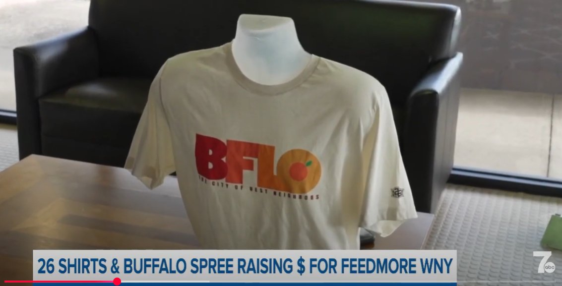 FeedMore WNY (@feedmorewny) on Twitter photo Thank you <a href="/wkbwMichael/">Michael Wooten</a> for spreading awareness on this awesome partnership between <a href="/26shirts/">26 Shirts</a> and <a href="/BuffaloSpree/">Buffalo Spree</a> to support FeedMore WNY!
📺 Watch here:
youtube.com/watch?v=Uqzb9j… Thank you <a href="/wkbwMichael/">Michael Wooten</a> for spreading awareness on this awesome partnership between <a href="/26shirts/">26 Shirts</a> and <a href="/BuffaloSpree/">Buffalo Spree</a> to support FeedMore WNY!
📺 Watch here:
youtube.com/watch?v=Uqzb9j…
