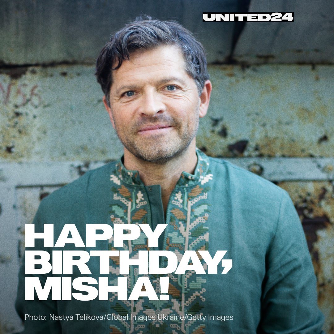 U24_gov_ua's tweet photo. Happy birthday to our ambassador @mishacollins 🎂

Thank you for constantly supporting Ukraine, talking about it, and helping to make it a safer place. For every visit and every gesture of solidarity.

Happy birthday, Misha! https://t.co/lEUNoMhGcw