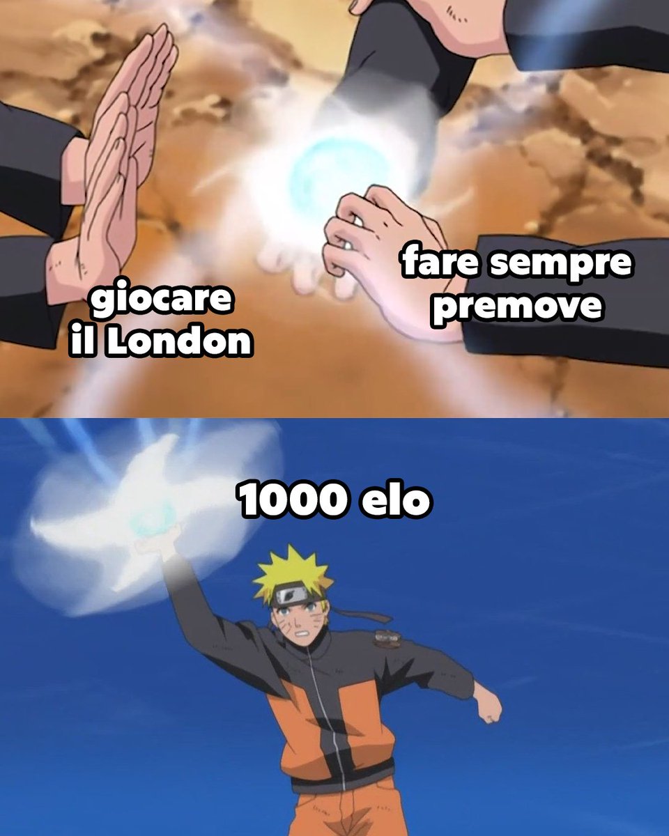 chesscomit's tweet image. sento il potere del London risvegliarsi...
#scacchi #naruto #londonsystem