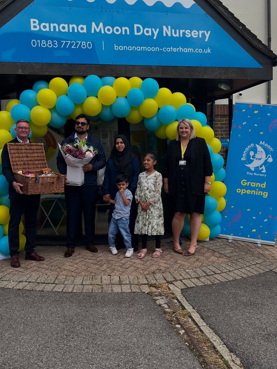 We’ve had a fantastic time with Osama, Faiza and the team at the grand opening of Banana Moon Day Nursery in Caterham today. 

Huge congratulations on your success so far. We can’t wait to see what else is to come for your nursery
