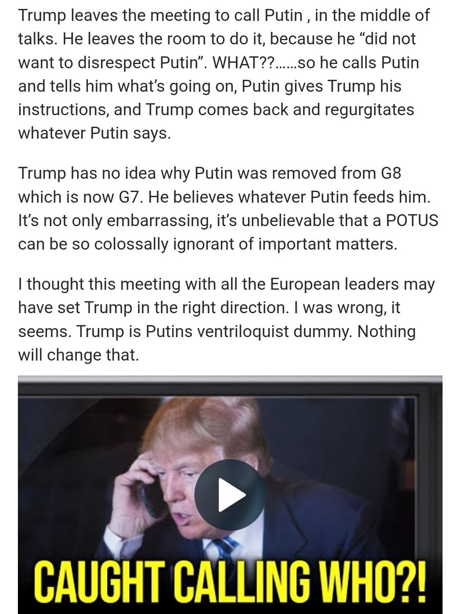 energizer99's tweet photo. Looks like Putin is the greatest negotiator and has the upper hand with Putin https://t.co/ZFDagD6lAU
