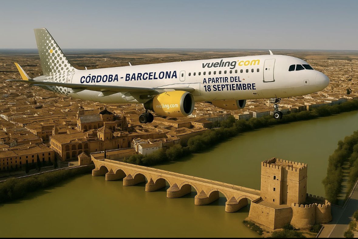 PLATAFORMAODB's tweet photo. RUTAS DIRECTAS DESDE EL AEROPUERTO DE CÓRDOBA ODB

-Mallorca hasta 28 de agosto con @AirNostrumLAM 
-Gran Canaria hasta 25 de octubre con @BinterCanarias 
-Barcelona DESDE 18 de septiembre con @vueling 

Deberían ser permanentes y que lleguen nuevas rutas.

#Córdobadespega ✈️✈️ https://t.co/XXioog8kAM