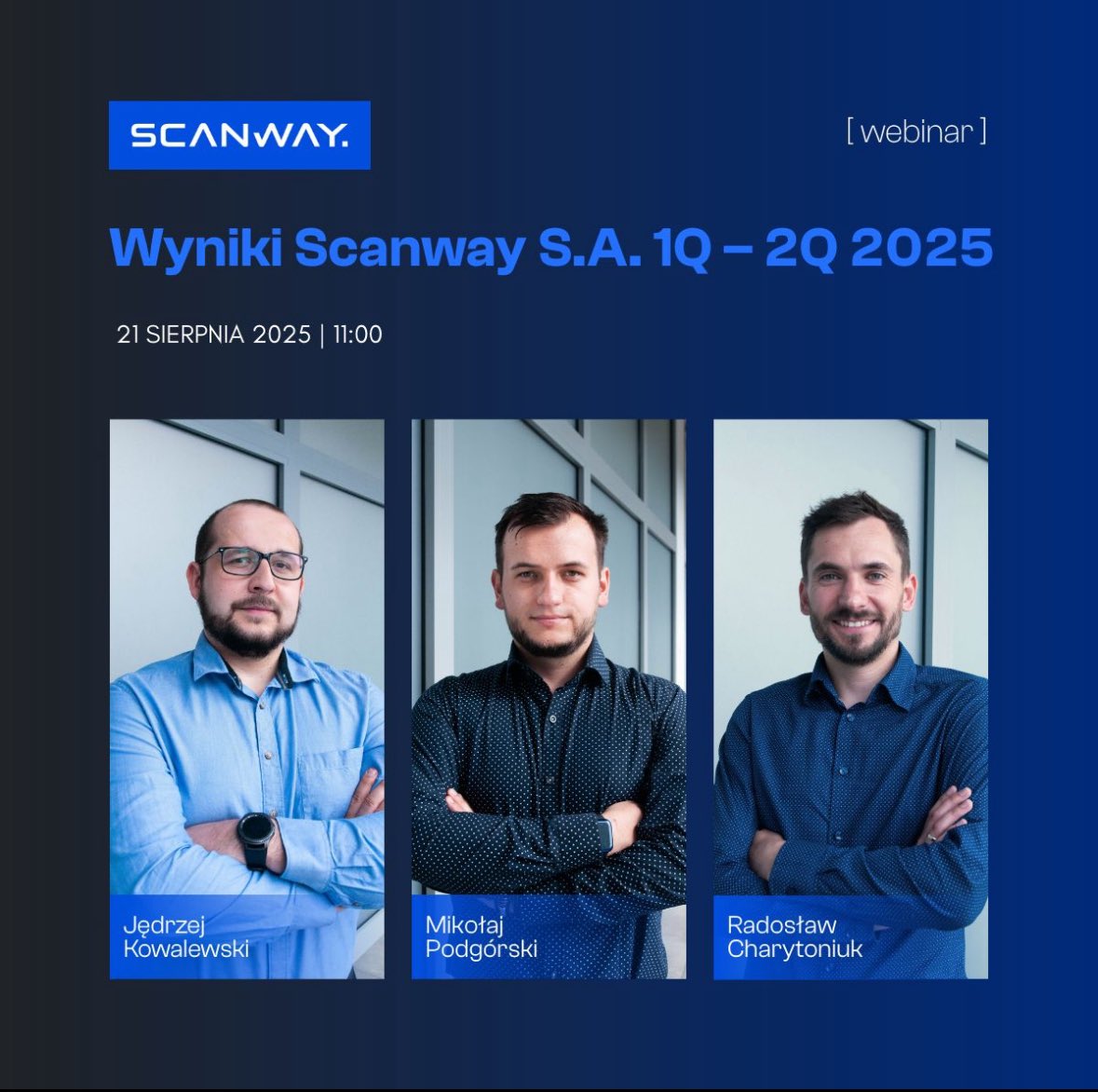 Mardoniusz's tweet photo. Jutro o godz. 11:00 będziemy rozmawiać o kosmosie. Warto dołączyć, link w komentarzu 👇

#ccgroup #scanway #relacjeinwestorskie #IR https://t.co/uQHb5gC0Fy