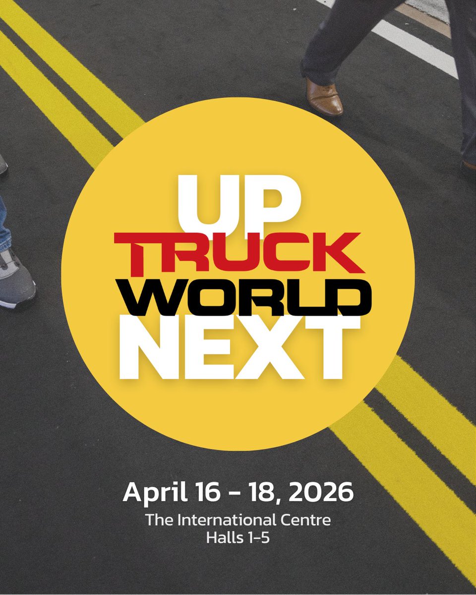 Mark your calendar 🗓️ Truck World returns April 16-18, 2026 at The International Centre in Mississauga! Canada’s largest trucking event brings together fleets, owner-operators, suppliers, and the latest innovations, all under one roof. Stay tuned for more details! #truckworldshow