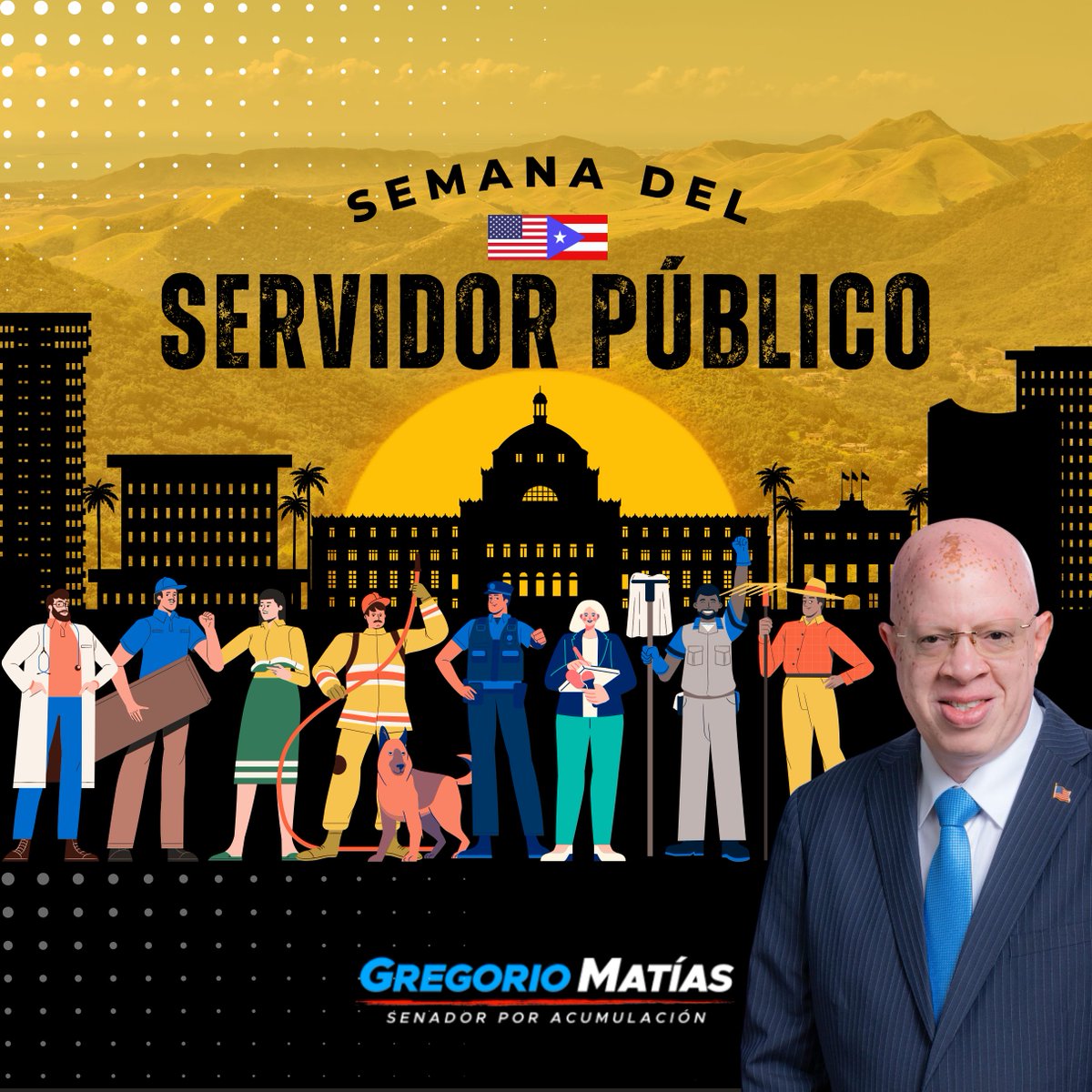 En esta Semana del Servidor Público, quiero detenerme a dar gracias. Gracias a cada uno de ustedes que han entregado sus años de juventud, su esfuerzo y hasta momentos con sus familias, para dar lo mejor de sí al pueblo de Puerto Rico. Ustedes son la verdadera fuerza que sostiene