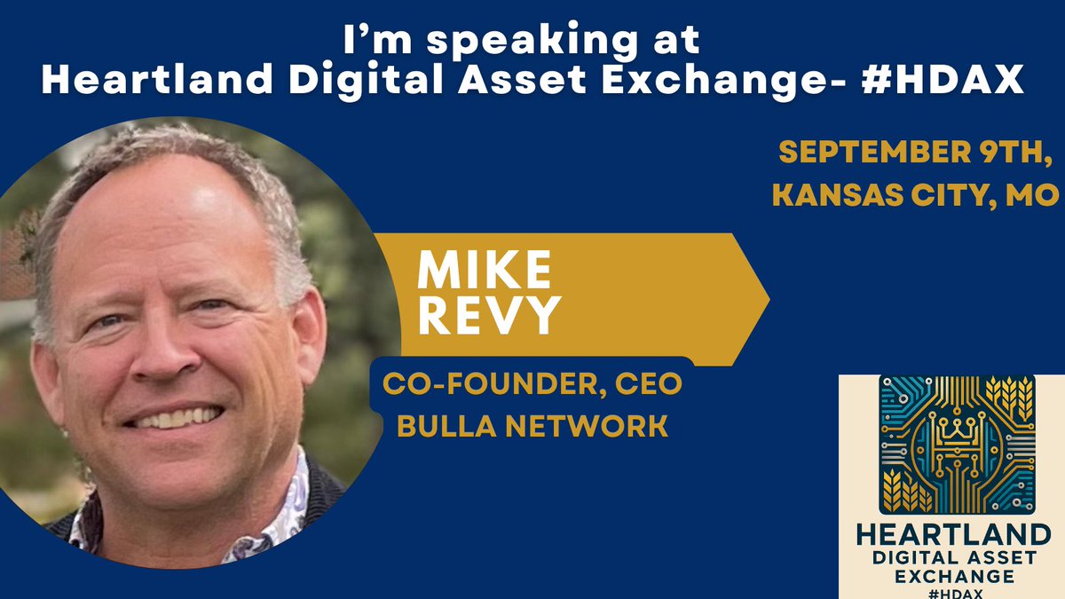 Really looking forward to this! Thanks for providing the big picture view #HDAX Heartland Digital Asset Exchange and the forum for some needle-moving disucssions!

🚚🏥🏗️ #Private #credit is moving on-chain—redefining how industries like #trucking, #healthcare, and #construction