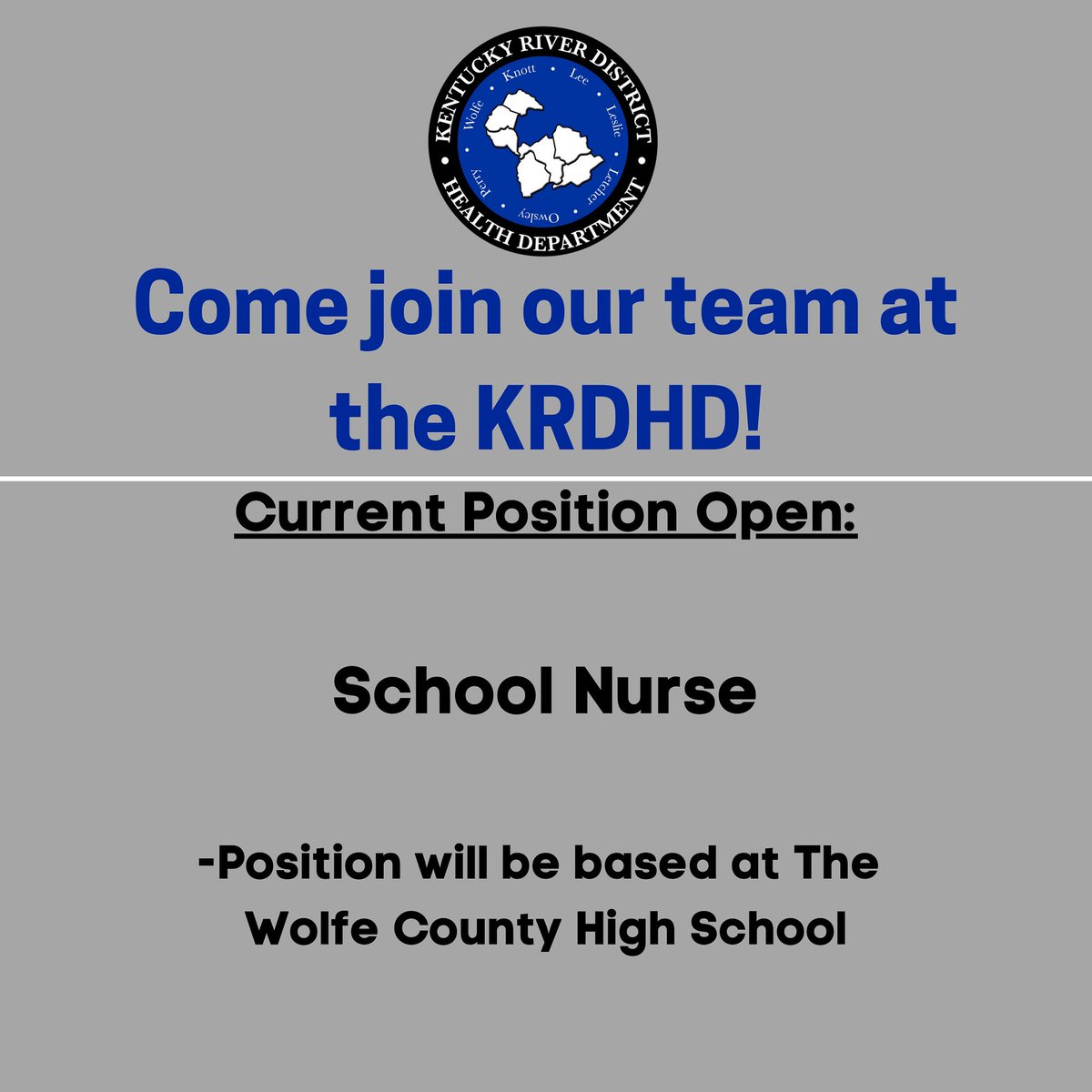 Kentucky River District Health Department tweet media